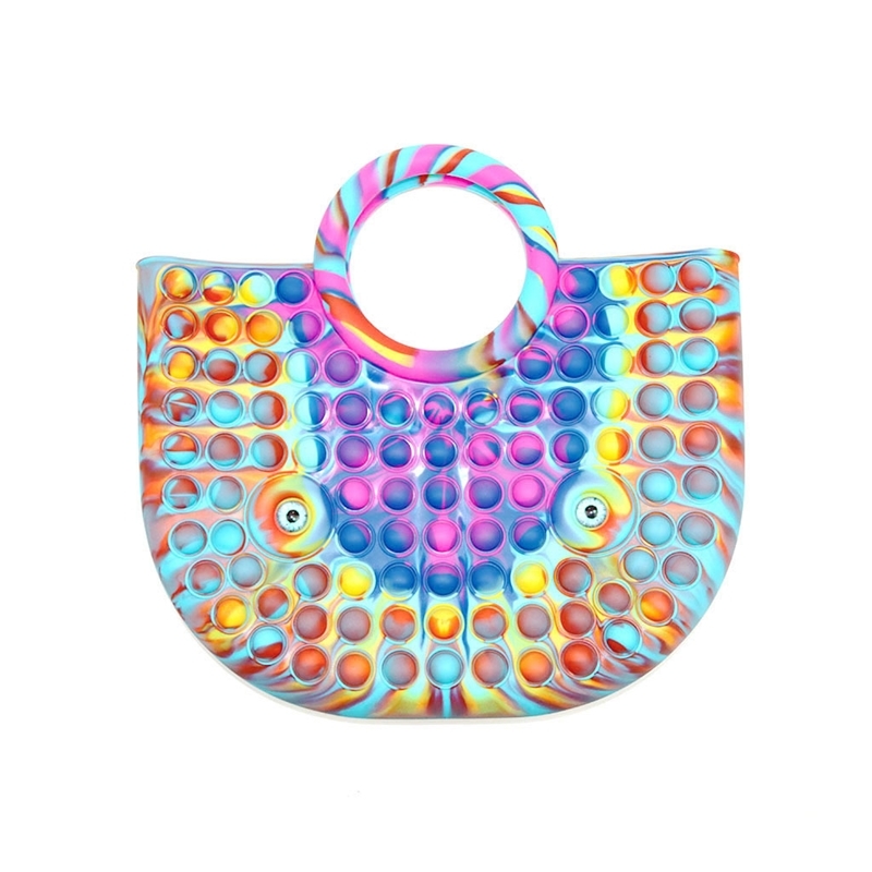 

New color large rat killing pioneer hand Dongdong decompression puzzle bubble music silicone bag