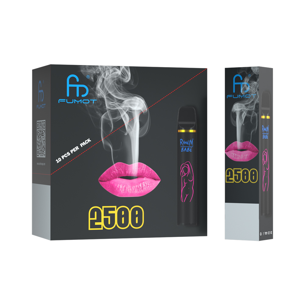 

Wholesale RandM babe Disposable Vape Pen E Cigarette Device Mesh Coil 8ml 2500 Puffs 16 colors Vapes Kit
