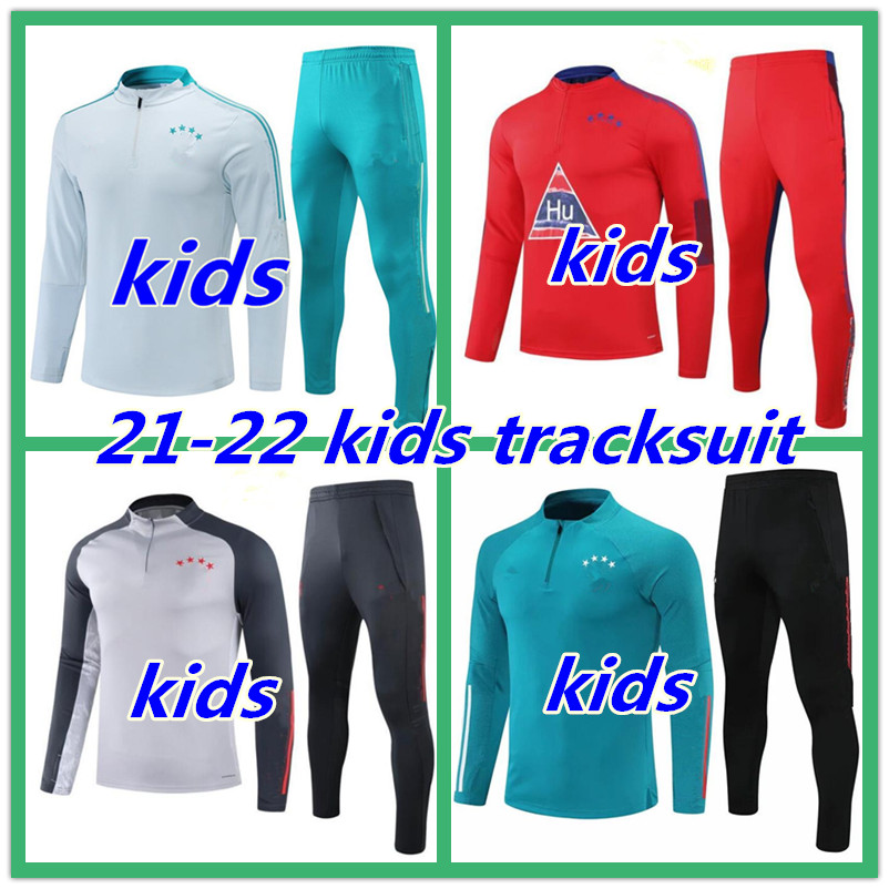 

20 21 kids tracksuit Bayern Munich football jackets kits 2021 Survetement ALEXIS LUKAKU LAUTARO soccer long zipper hoodie training suit, Black