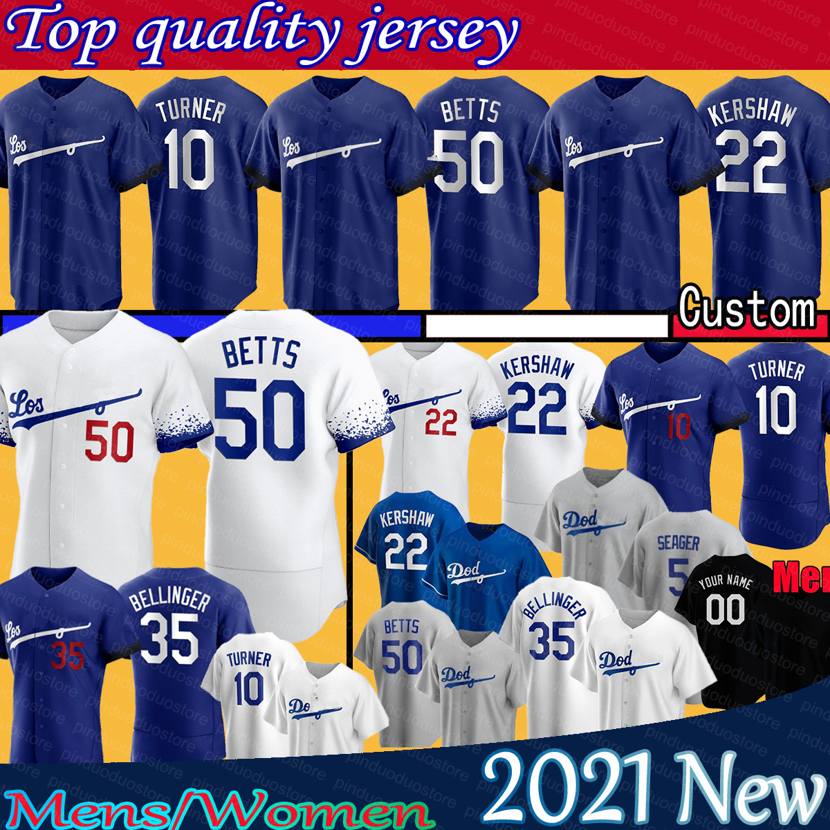 

2021 City Baseball Jersey 50 Mookie Betts Julio Urias Cody Bellinger Walker Buehler Clayton Kershaw Seager Scherzer Justin Trea Turner Danny Duffy Hamels, Patch+mens 2021 cool base