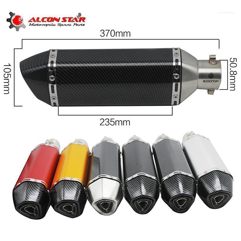 

Motorcycle Exhaust System Alconstar Universal 51MM Modified Scooter AK Pipe With DB Killer For GY6 CRF 230 CBR1251