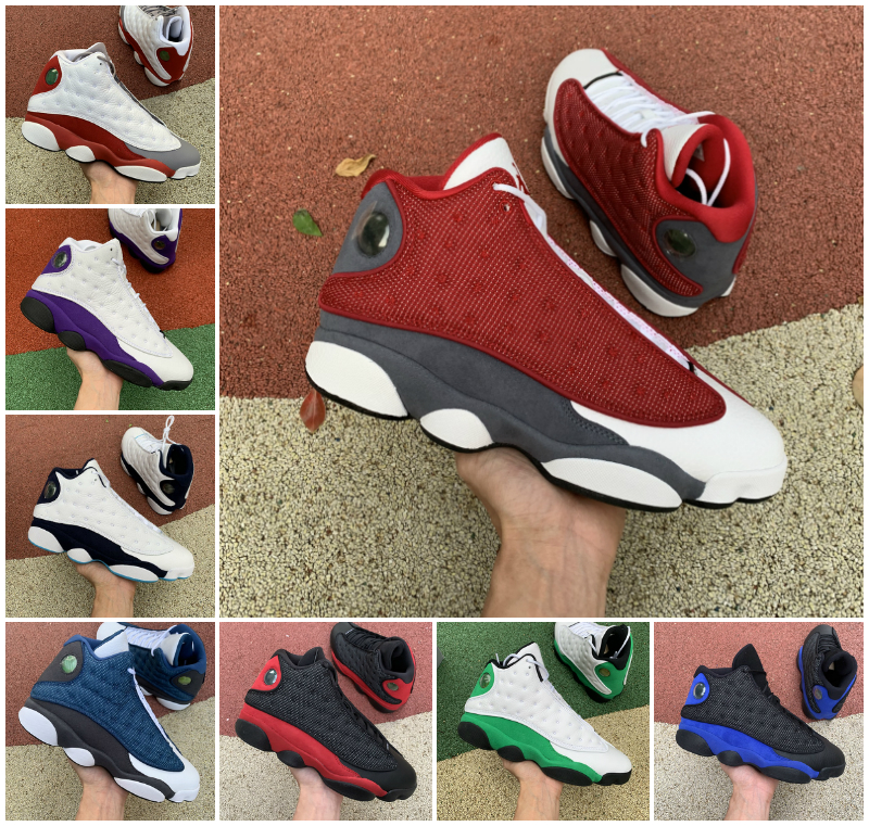 

2022 Basketball Shoes Mens 13s Jumpman 13 Court Purple Reverse Bred Obsidian Hyper Royal JORDÁN Starfish Playground Lakers He got game Gym Red Flint Grey Toe Sneakers, Bubble package bag