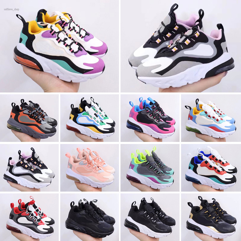 

Infant Kids Walking Shoes React Bauhaus Phantom Red Gold Big Small Children Athletic Sneakers Boys Girls Casual Sports 28-35, Standard size