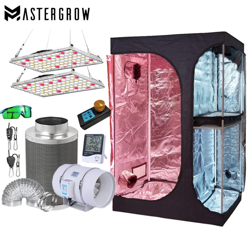 

Grow Lights 2-in-1 Indoor Plant Tent Kit 3000K 5000K LED Light 4/5/6inch Speed Controller Carbon Filter Combo Box