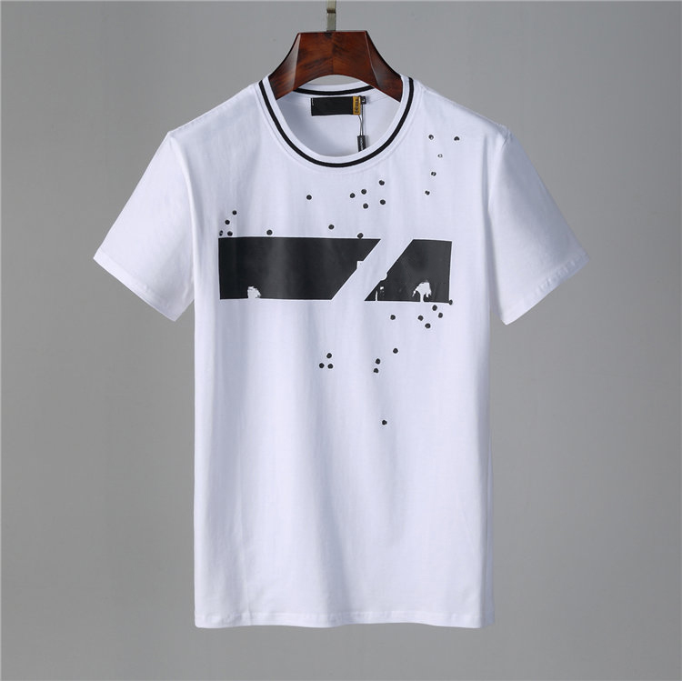 

Crown King designers mens t shirt #D016 Milano off summer fashion tees luxurys classic royal streetwear white Tshirts casual clothing with lable bb, White;black