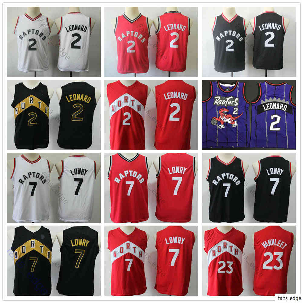 

Kids Youth Man Kawhi Leonard Kyle Lowry Vince Carter Fred VanVleet Boys Children Red White Black Purple Top Quality Basketball Jerseys, Black;red