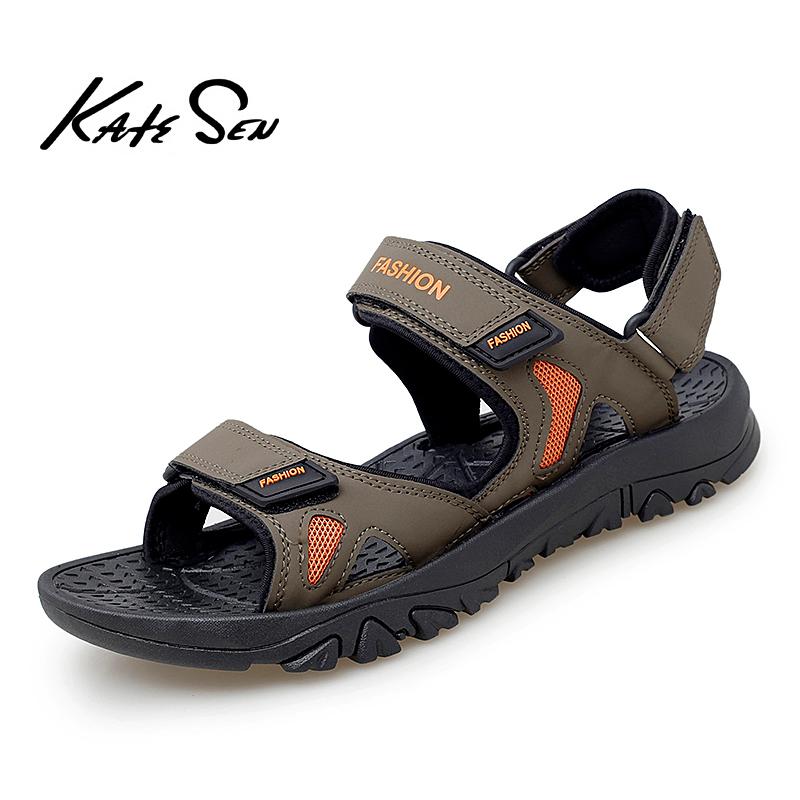 

Sandals Fashion Men Gladiator Summer Outdoor Comfortable Mens Handmade Beach Soft Bottom Men's 39-48, Black