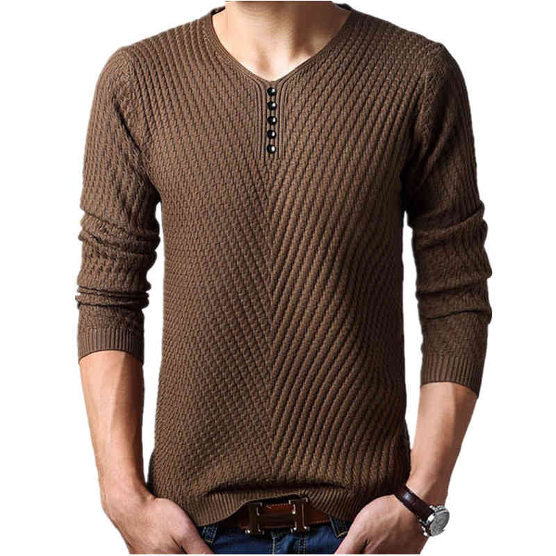 

4xl henley men's neck christmas cashmere knitted sweater, winter, 2021, White;black