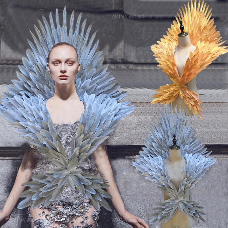 

Other Event & Party Supplies Custom Weimi Adult Model Catwalk Stage Fashion Exaggerated Props Bride Theme Pography Angel Wings Multicolor