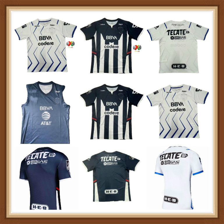 

2021 2022 CF Monterrey Soccer Jerseys home away third FUNES MORI 21 22 Rayados 75 Years Anniversary Kit JANSSEN LAYUN SANCHEZ Football Shirt S-3XL