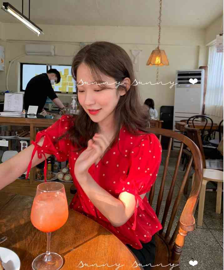spring Vintage red Shirt female Oversize Tops short sleeve Girls Blouse Summer Plus Size Women Blouses femme Blusas 210417Z