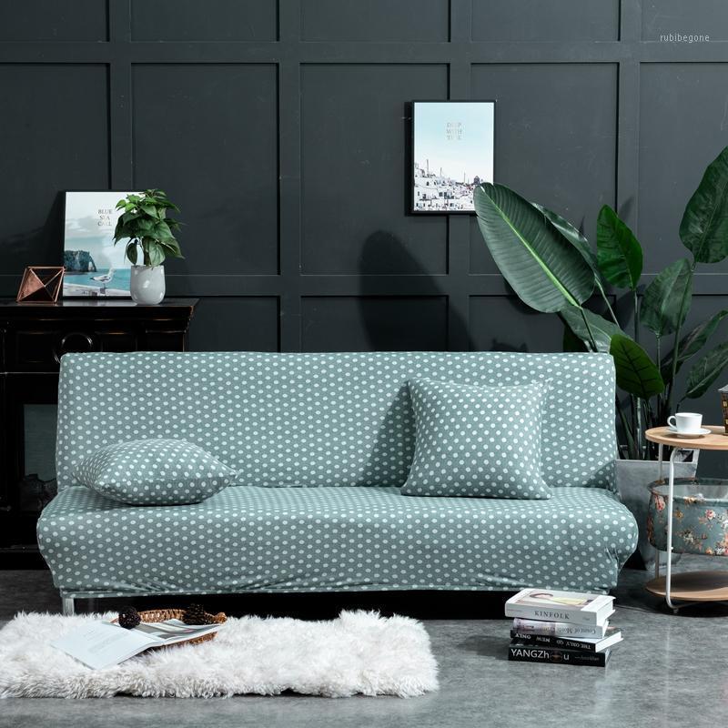 

Chair Covers Armless Sofa For Living Room Elastic Bed Cover Spandex Protector