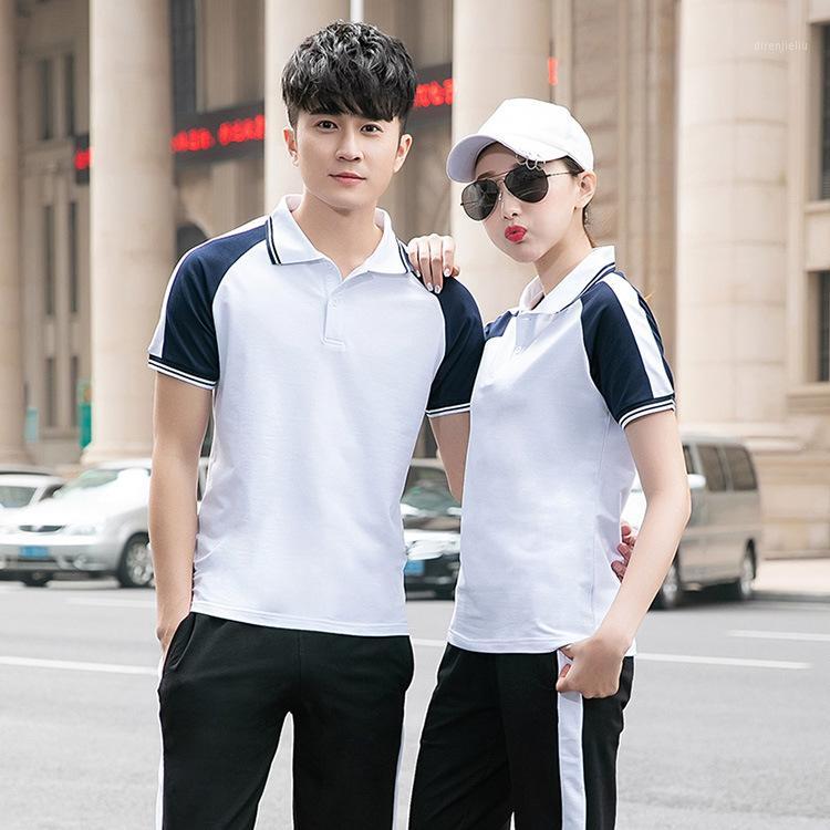 

Running Sets Women Men Sportswear Tracksuit Short Sleeve Loose Sweatshirt+pant Lovers Jogger Fitness Gym Casual Outfit Set Sport Suit, Black;blue