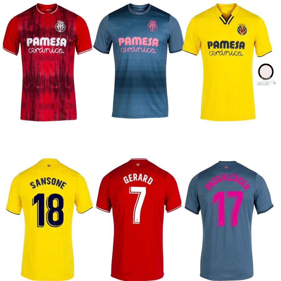 

2021 Villarreal CF S.CAZORLA Soccer Jerseys 21 22 Home GERARO BACCA CHUKWUEZE Maillots De Foot Shirt PACO ALCÁCER MOI PAREJO A.PEDRAZA Footb, Black;yellow
