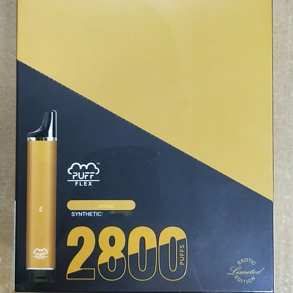 

Puff Flex disposable vape kits 1500mah battery 2800 puffs 10ML upgraded from PUFF XXL Plus MAX Bars DHL free