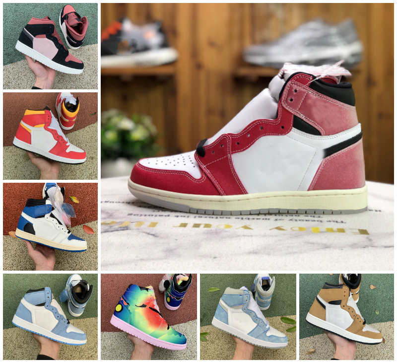 

Top Quality Mens Womens 1s High OG Basketball Shoes Travis White Canyon Rust University Blue Hyper Royal Chicago Black Bred Green Silver Toe Dark Mocha Twist Sneakers