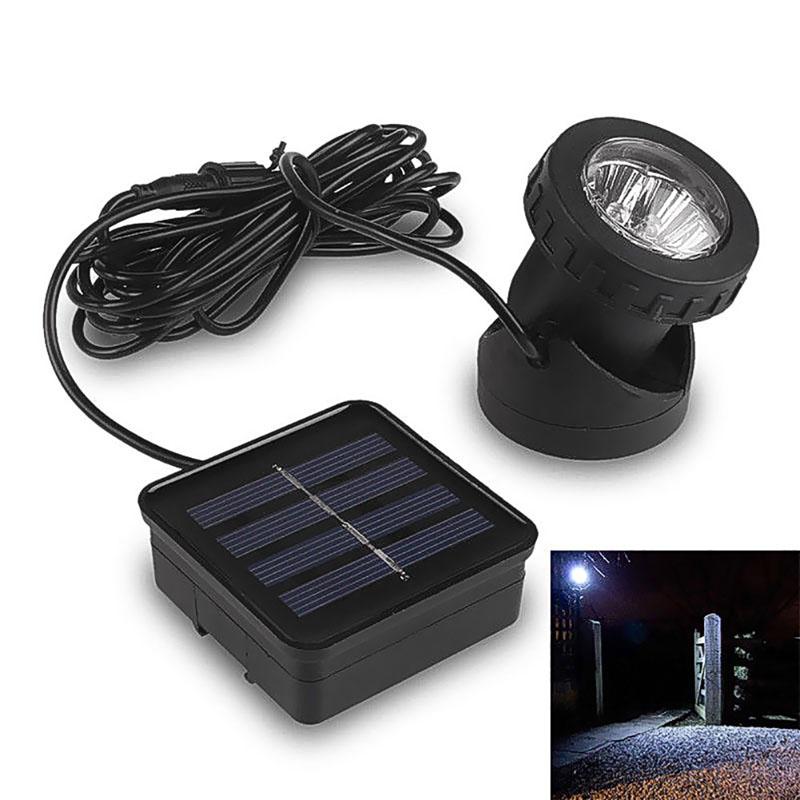 

Lawn Lamps Excellent 6 LED Waterproof Underwater Solar Power Spot Light Outdoor Garden Lamp #20/22W