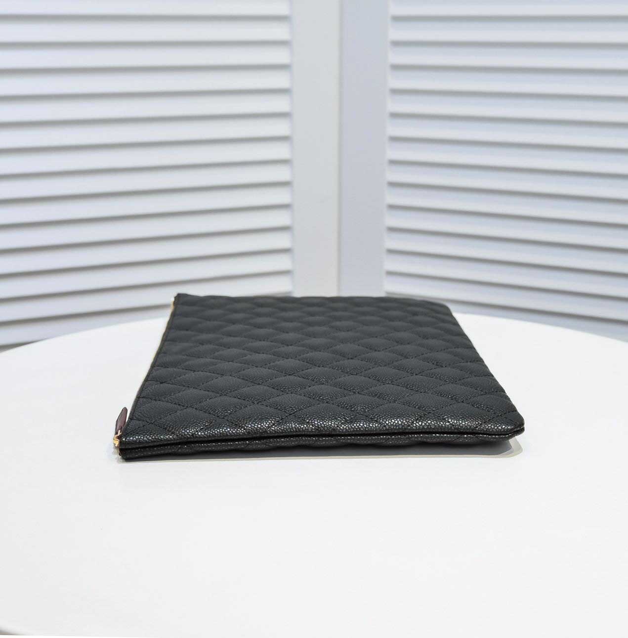 

2021 Designer Bags New Men's Women's Handbags Business Leather Bags 34-24 80573, Caviar