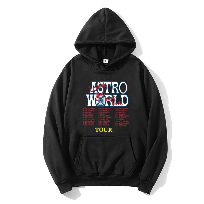 

Men's Hoodies & Sweatshirts 2021 Men And Women Pullover Sweatshirt ASTROWORLD Hope You Are Here Fashion Letters Printed HOODIE, Yellow