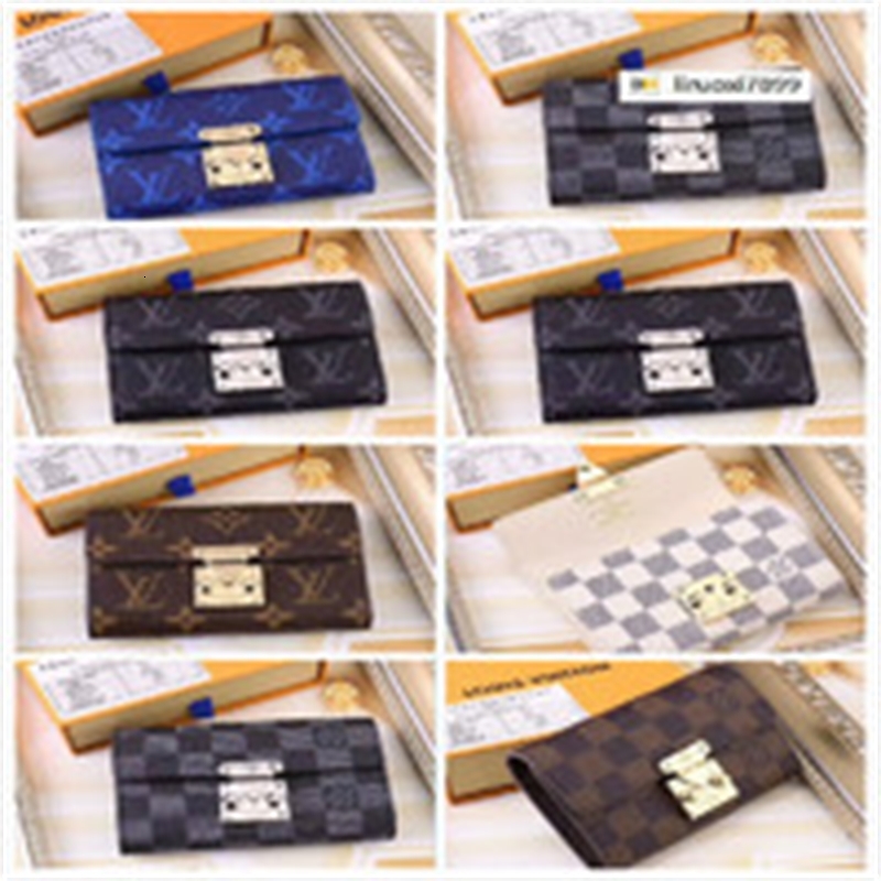 Card Brand Designer Key Luxury 7lh4 Fashion Purse Wild N57800 Women Evening Real Leather Long Clutches Wallet Chain Wallets Compact Holders-image-739673386