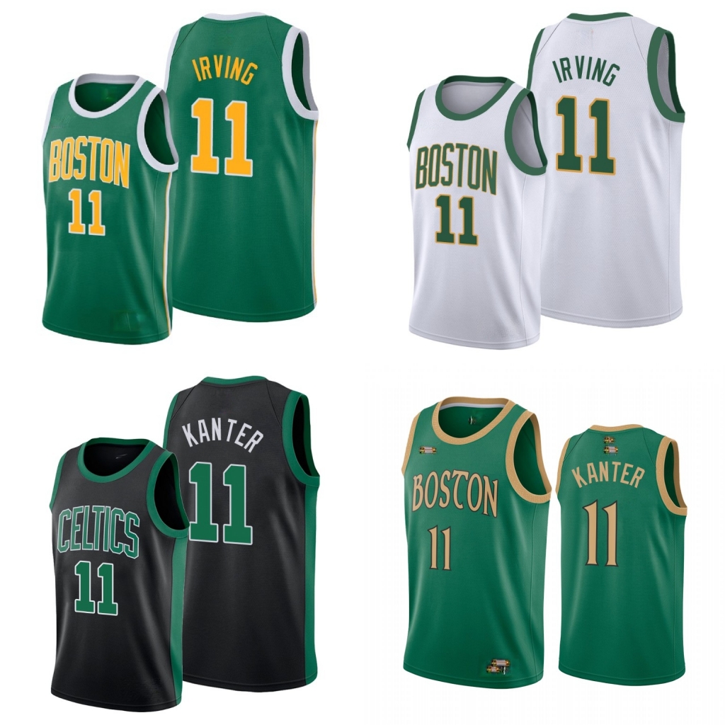

Boston Celtics Men Kyrie Irving Basketball Jersey, Black