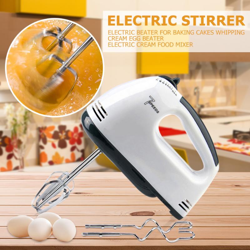 

Food Mixers 7 Speed Electric Handheld Mixer Egg Beater Multifunctional Mini Automatic Cream Cake Baking Dough For Kitchen Tools