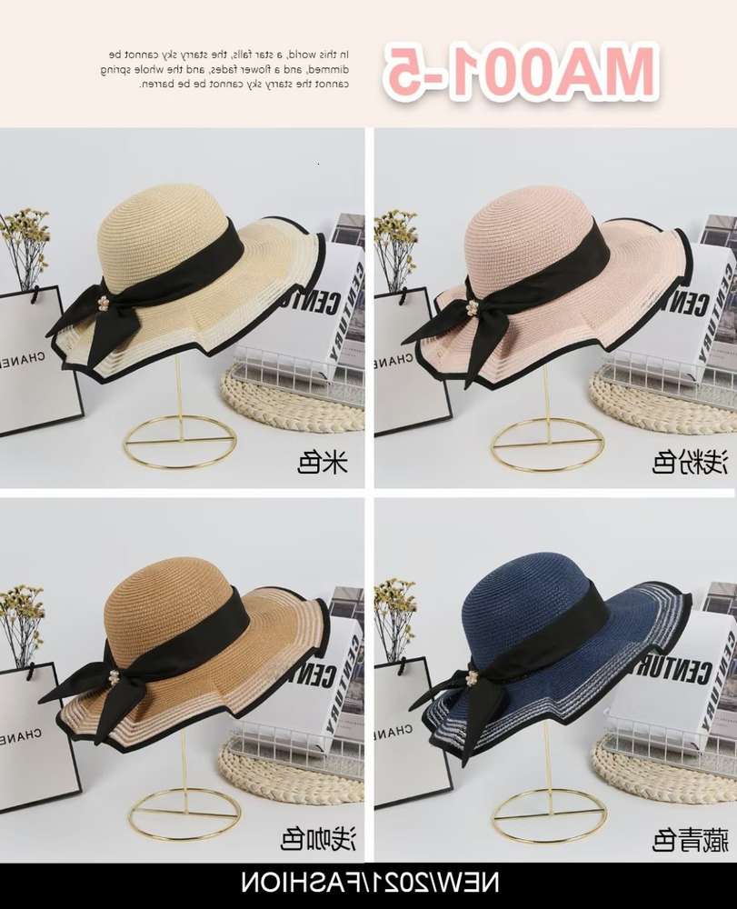 

Sun hat Summer general big brim stripe fashion dome headdress sun special offer Beach hat, Blue;gray
