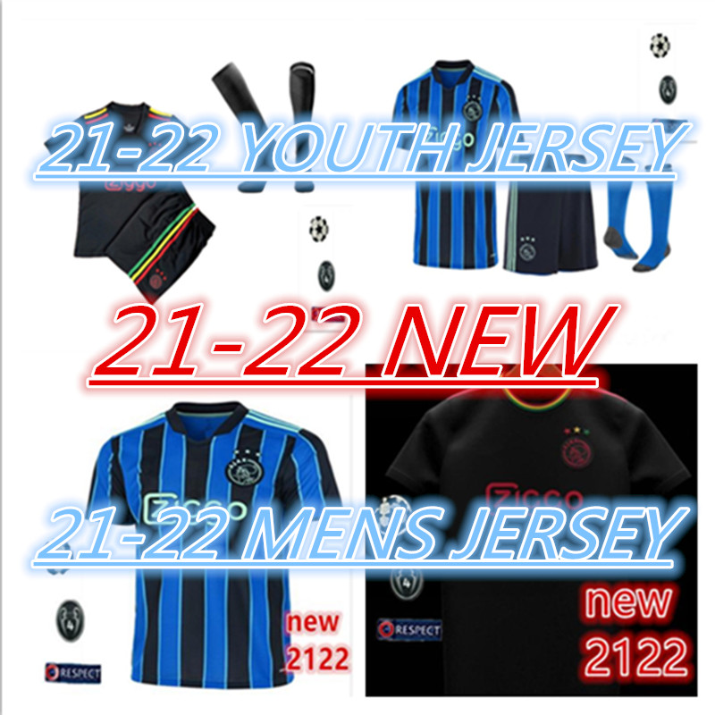 

NEW ajax Mens KIDS+SOCK 2021 2022 Jerseys Football Shirts KLAASSEN BLIND HALLER TADIC TRAORE PROMES NERES HUNTELAAR ALVAREZ Jersey