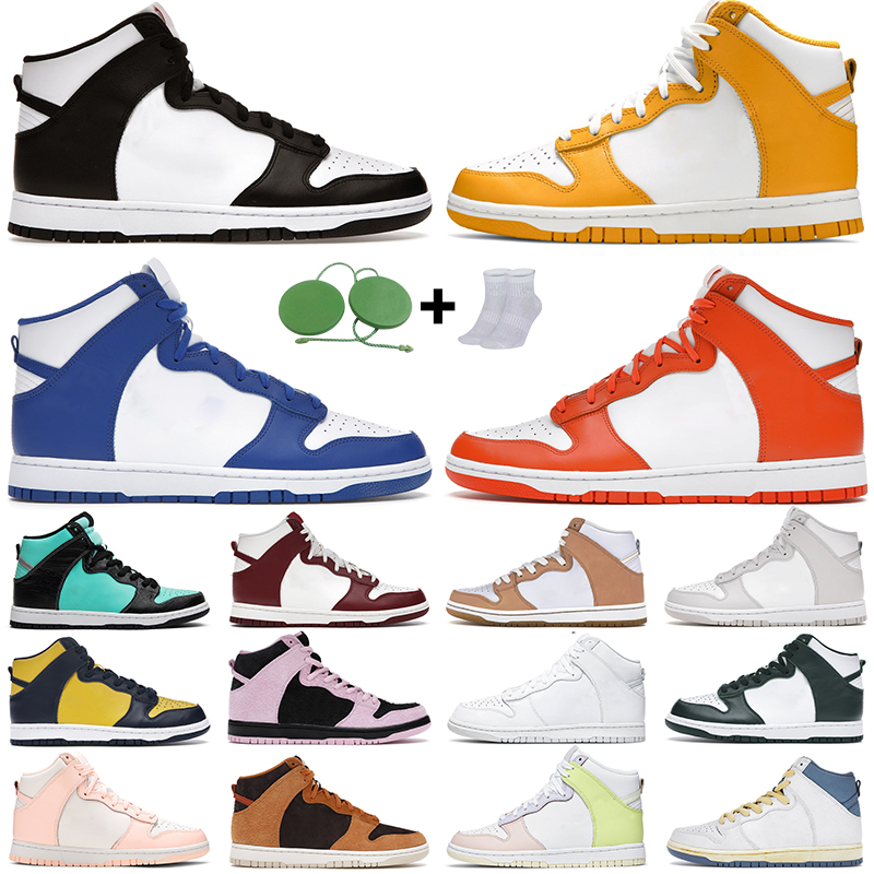 

men women dunk high casual shoes Panda Game Royal Dark Sulfur Russet Crimson Lemon Twist Lost at Sea Michigan dunks trainers mens sneakers, 14