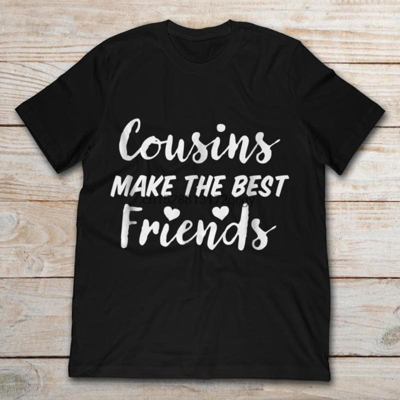 

Men's T-Shirts Brand Cousins Make The Friends T-SHIRT 2021 Men Short Sleeve, Rd