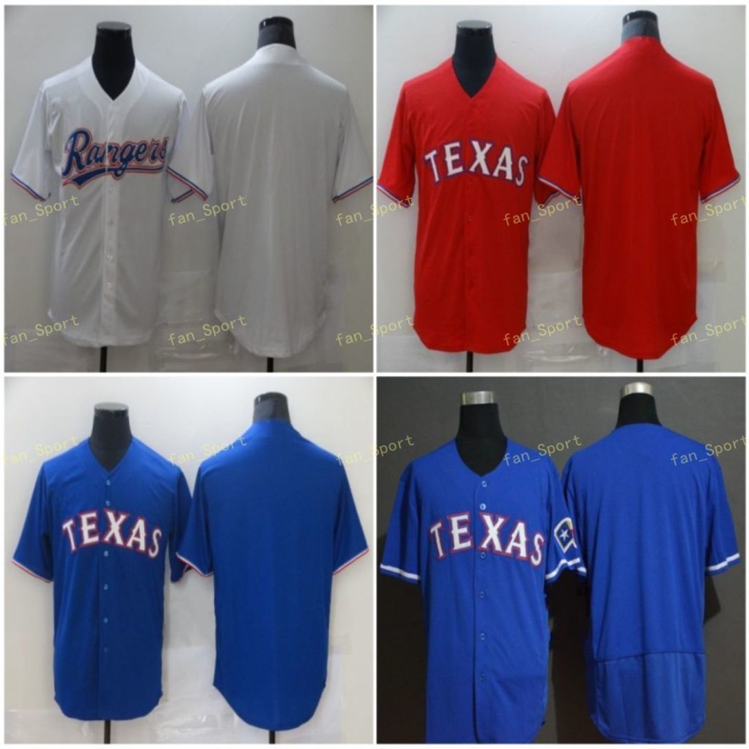 

Mens Texas Jerseys Ranger Stitched Flexbase Cool Base Team Blue White Red, Blue;black