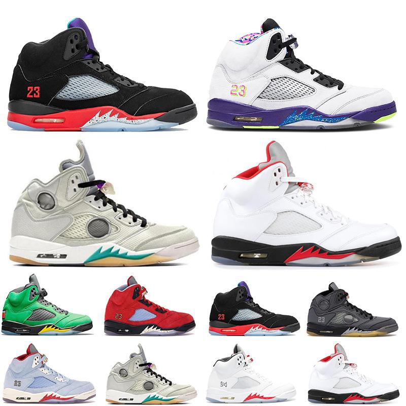 

Top Quality 2021 Jumpman 5 basketball shoes What the off Sail Retro Women Mens 5s Alternate Grape Fire Red Oregon Ducks sneakers retro Edmrt