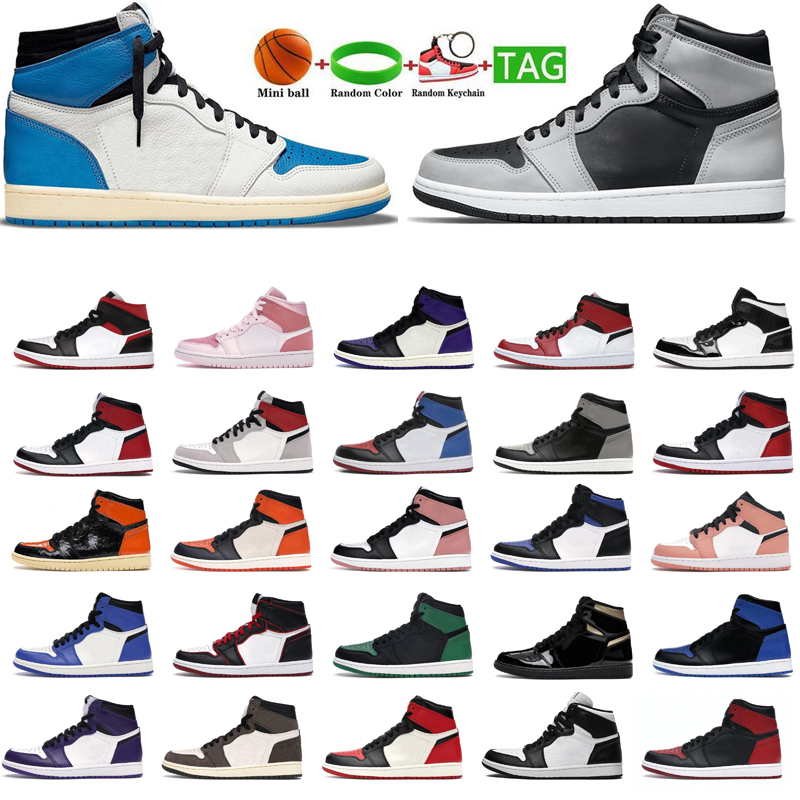 

1 basketball shoes jumpman1s men women University Blue Court Purple Hyper Royal UNC Shadow Smoke Grey jumpman trainers sneakers mens womens, 9 panda