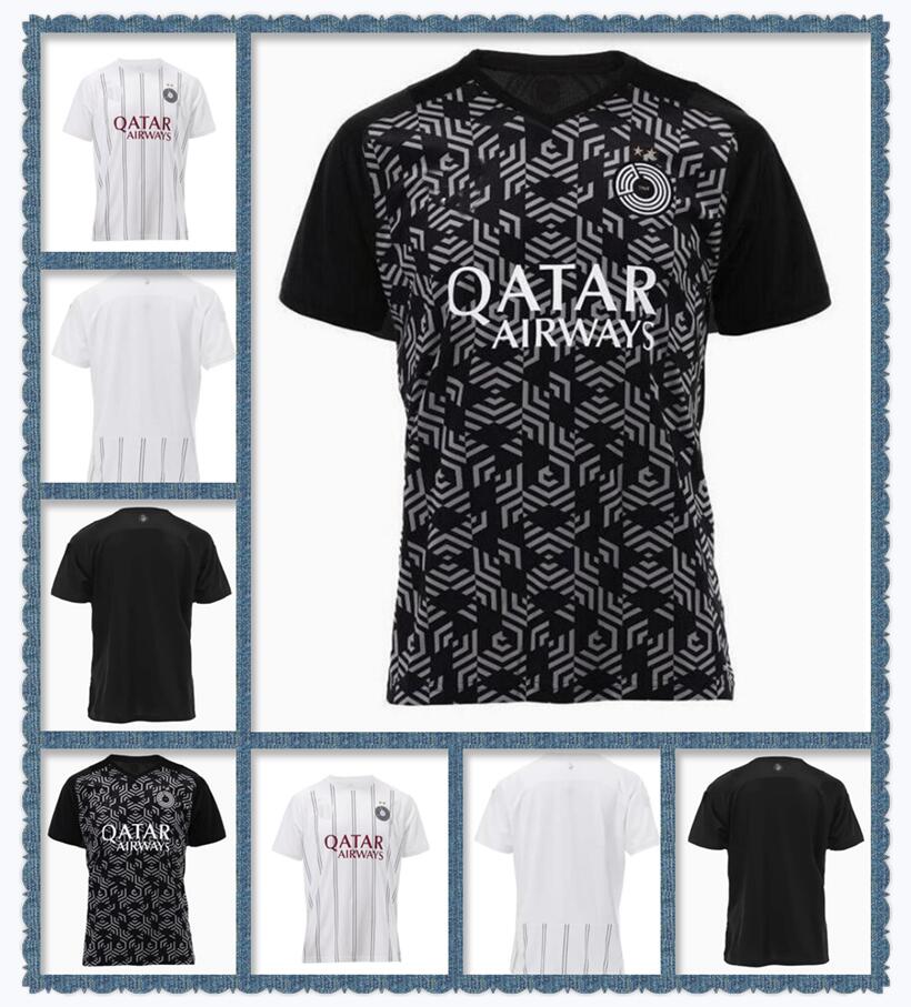 

21 22 Al Sadd SC Soccer Jerseys 2021 2022 Qatar Baghdad Xavi Bounedjah Guilherme Akram Afif Ayew home away football shirts camisetas de fútbol top, Black