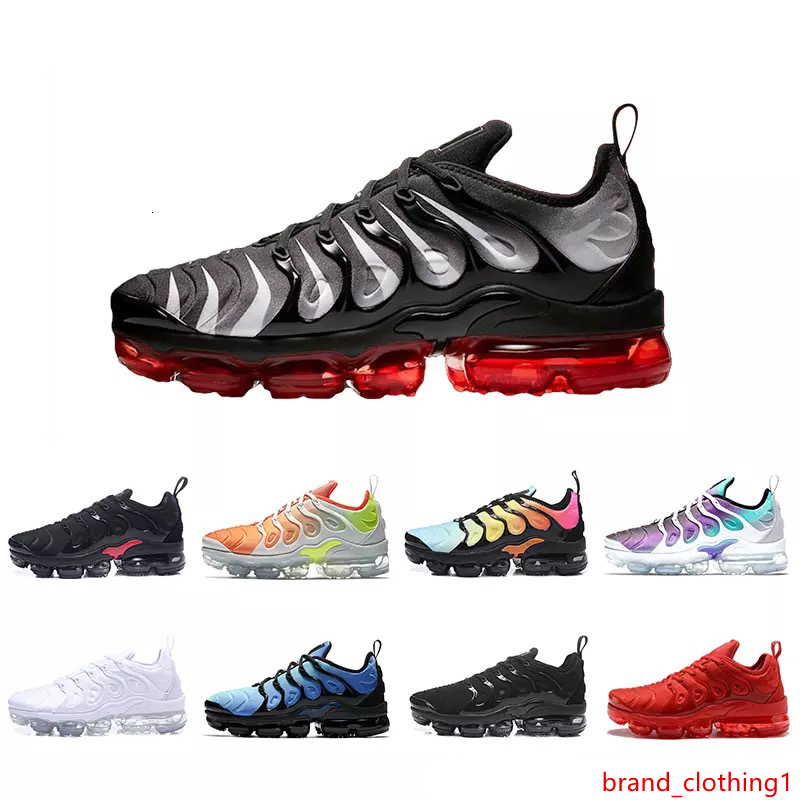 

Tiger Mens Plus Tuned TN shoes Grape Aqua White Fierce Purple Casual Running tennis sneakers sports training trainers