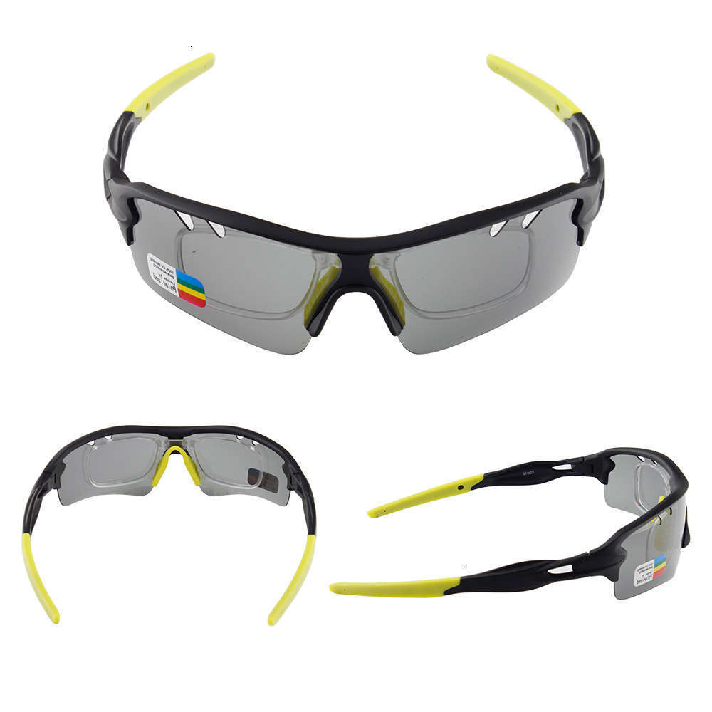 

Highend accessories Ptsports Polycarbon TR Cycling Sun Polarized Outdoor Sports goods Bike Glass Bicycle Sunglass, Black