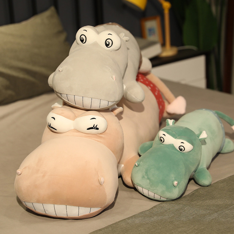 

Pregnant women sleeping with legs and pillows, big eyes and teeth, hippos, down, cotton plush toys, dolls, large dolls