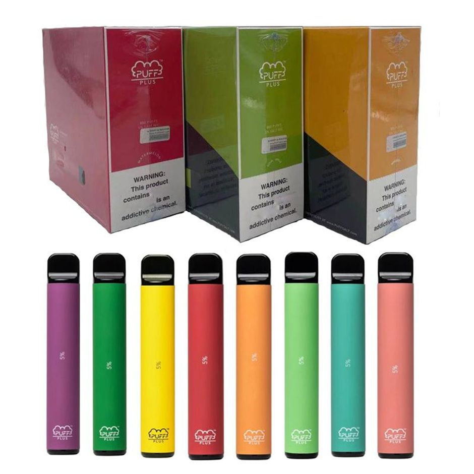 

Puff Bar Plus E Cigarettes Disposable Vape Device Pod Kit 800 puffbars 3.2ml Cartridges Vapes Pen puffbar