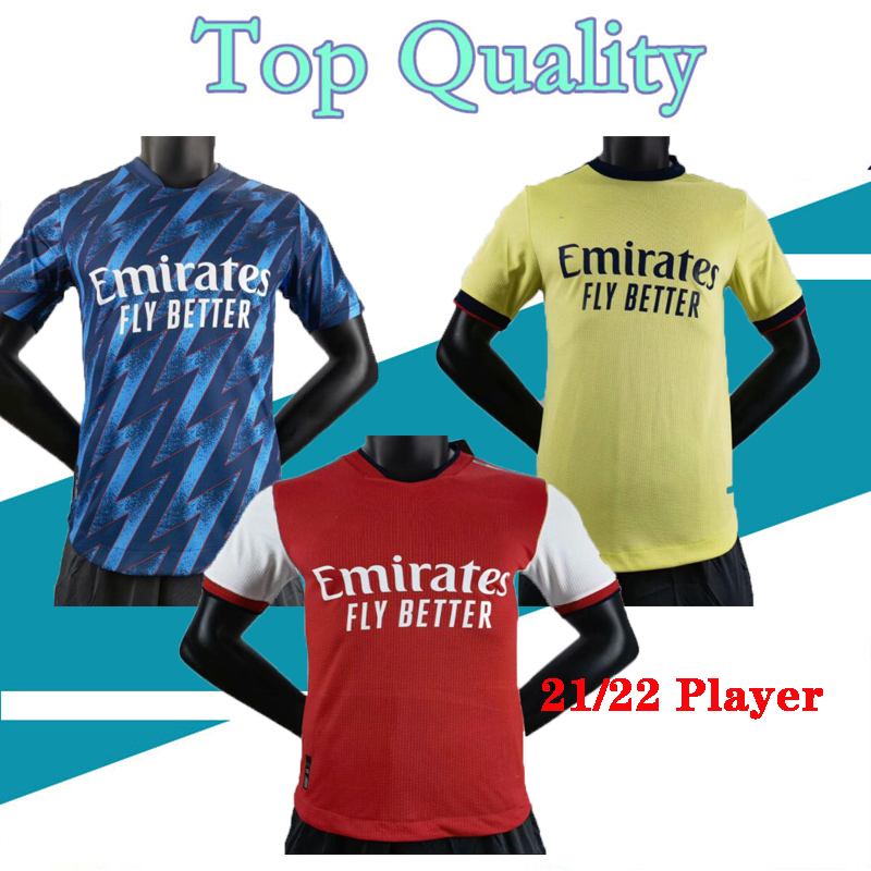 

Player version AR home away 3rd soccer jersey 21 22 NICOLAS Walcott CEBALLOS MAITLAND-NILES MAVROPANOS 2021 2022 football shirt Men, Black;yellow