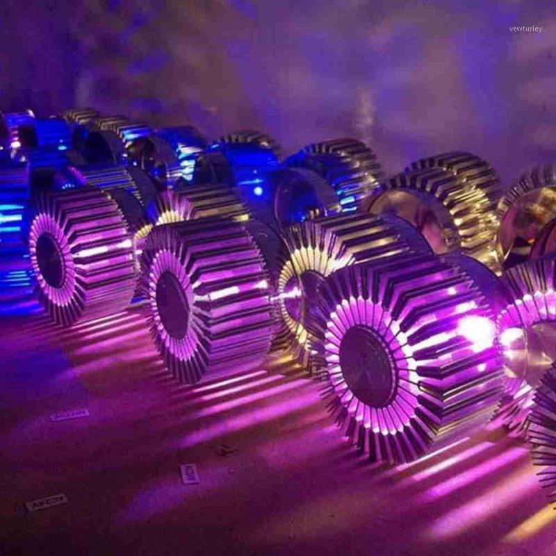 

Party Decoration 3W Creative And Simple Sunflower LED Wall Lamp Mounted Rays Remote Corridor Control Projection Effect RGB H0B6