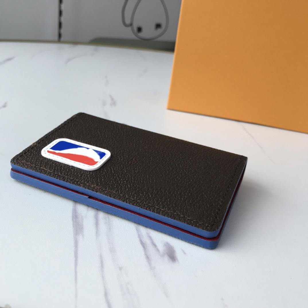 

2021 Fashion flowers designer wallets luxurys Men Women leather bags High Quality Classic Letters Key coin Purses Original Box Plaid card holder M80086A, Flowers & digram