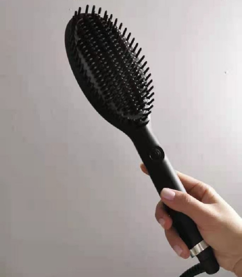 

Glide heat Hair Brush One Step Dryer Styler Volumizer Multi-functional Straightening & Curly Massage comb with Negative Ions epacket send