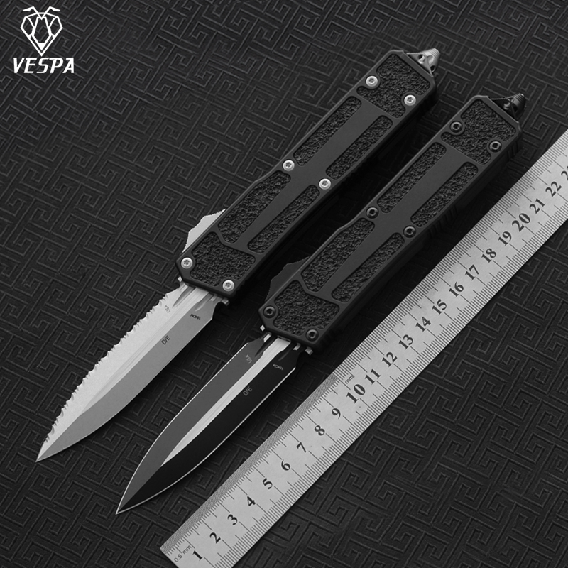 

VESPA JIA CHONG 2 knife Handle:7075Aluminum 154CM D/E blade outdoor EDC hunt Tactical tool dinner kitchen knife