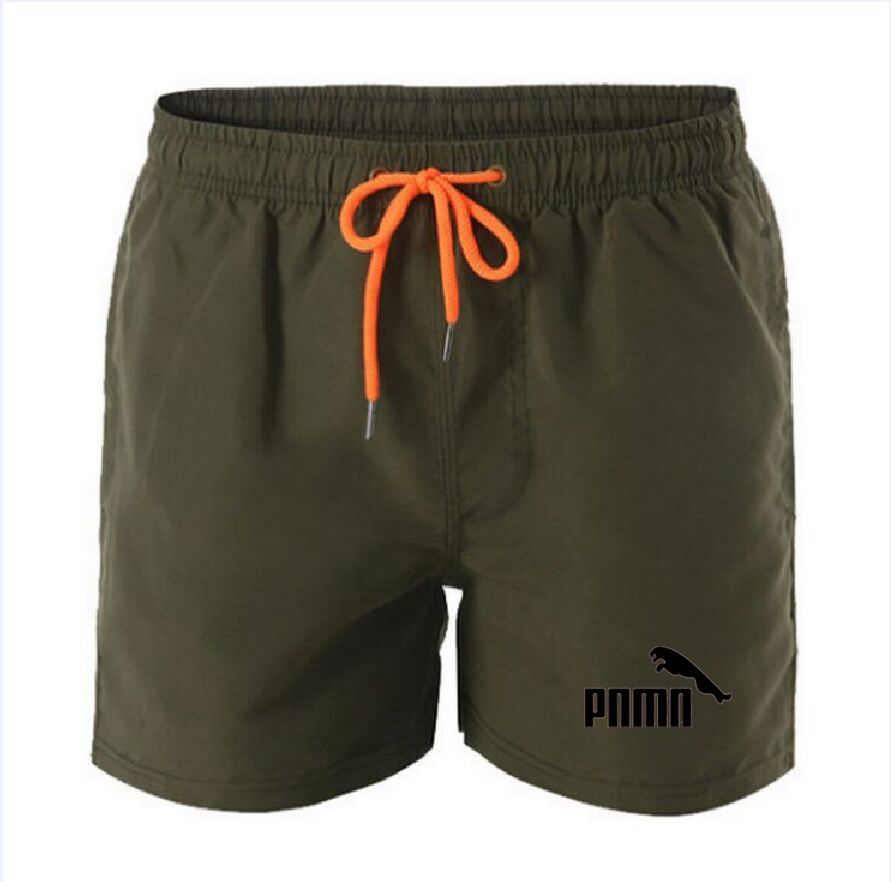 

2021 Summer Casual Cotton Fashion Style Brand Print Shorts Male Drawstring Elastic Waist Breeches Beach 13 color High Quality 4XL, Purple