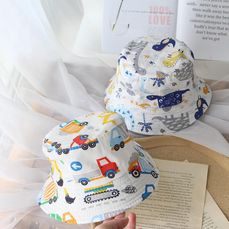 

Caps & Hats Cartoon Baby Hat Summer Cotton Bucket Children Boys Girls Outdoor Sun Beach Cap Casual Camping Fishing, Yellow