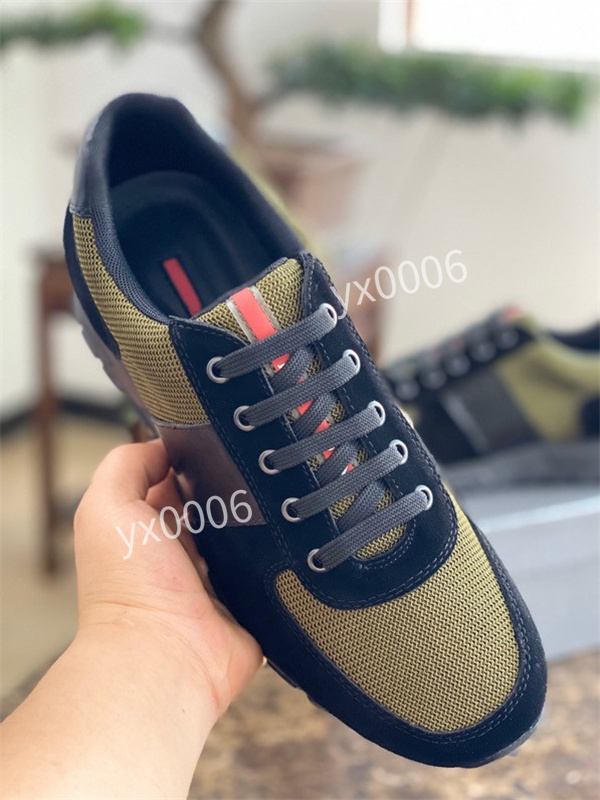 

Shoe Designer Women 39-46 Leather Lace Up Platform Oversized Sole Sneakers White Black mens womens Luxury velvet suede Casual xg210701, Choose the color