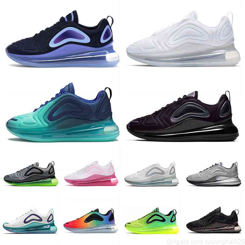 

Fashion Outdoor Running shoes 720s Professional Sports Sneakers Trainers Bubble Pack Black White Be True Sea Forest Off Mens, C47 36-40