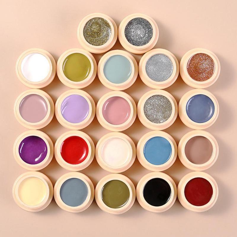 

Nail Gel Solid Canned Japanese Tank Potherapy Polish Glue Jelly Color Uv Soak Off LED Nails, 15