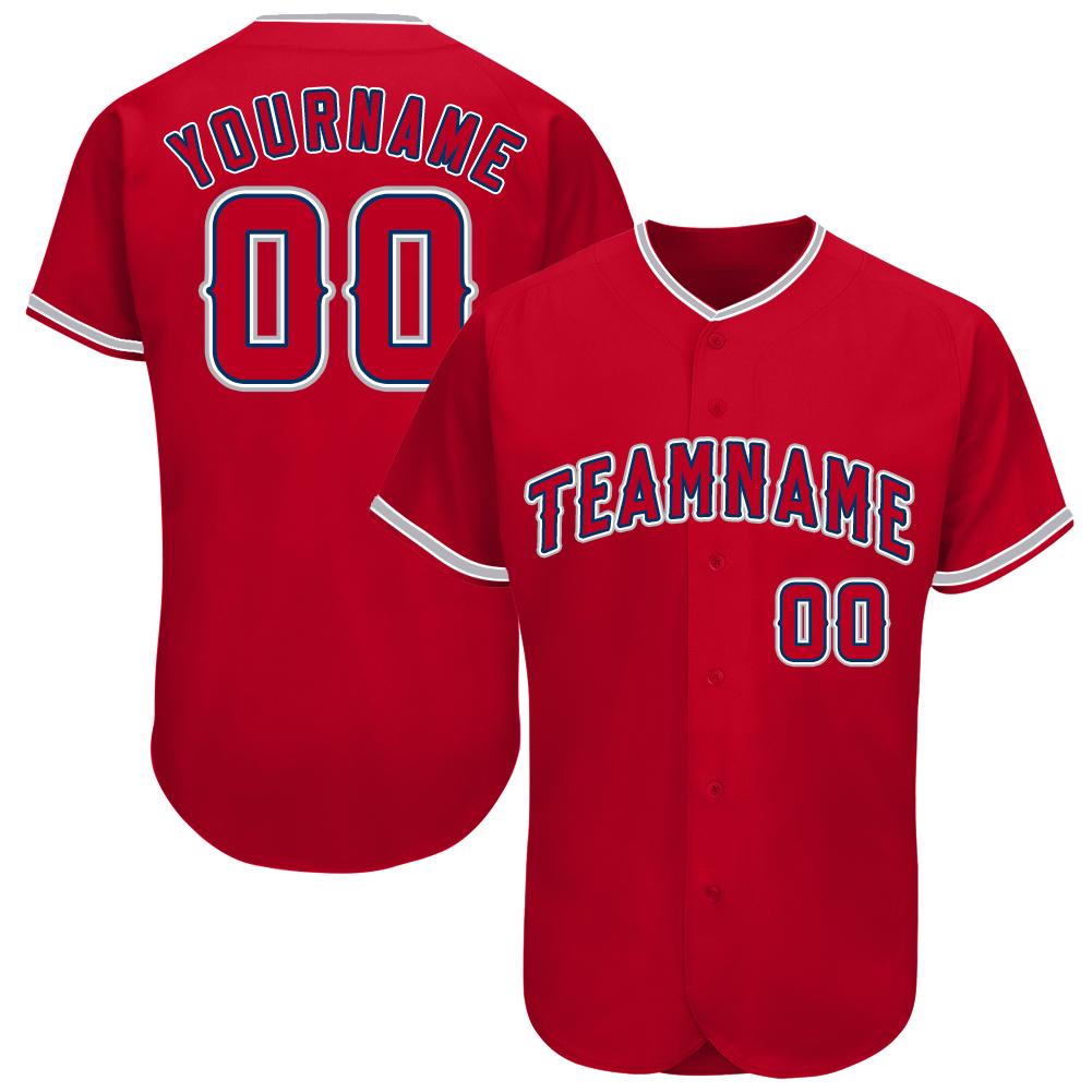 

Custom Red Baseball Jersey 1023456, Men size s-4l