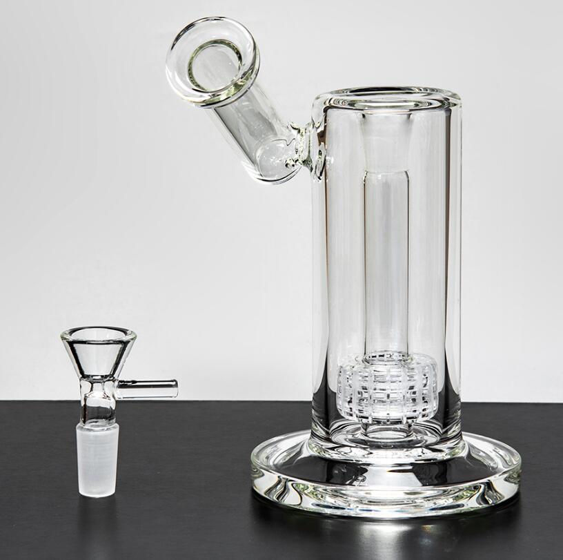 

22.5cm Tall New Mobius Matrix sidecar glass bong birdcage perc Oil Rig thick smoking water pipe Joint size18.8mm